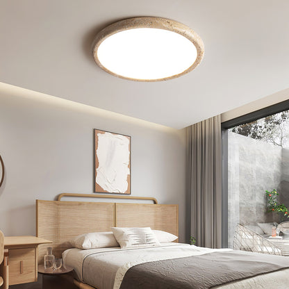 Solis Horizon Ceiling Light | Yellow Travertine | Multiple Sizes Available