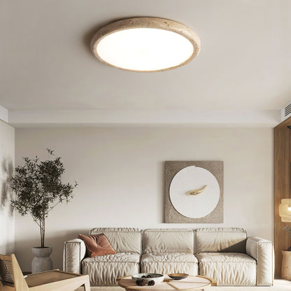 Solis Horizon Ceiling Light | Yellow Travertine | Multiple Sizes Available