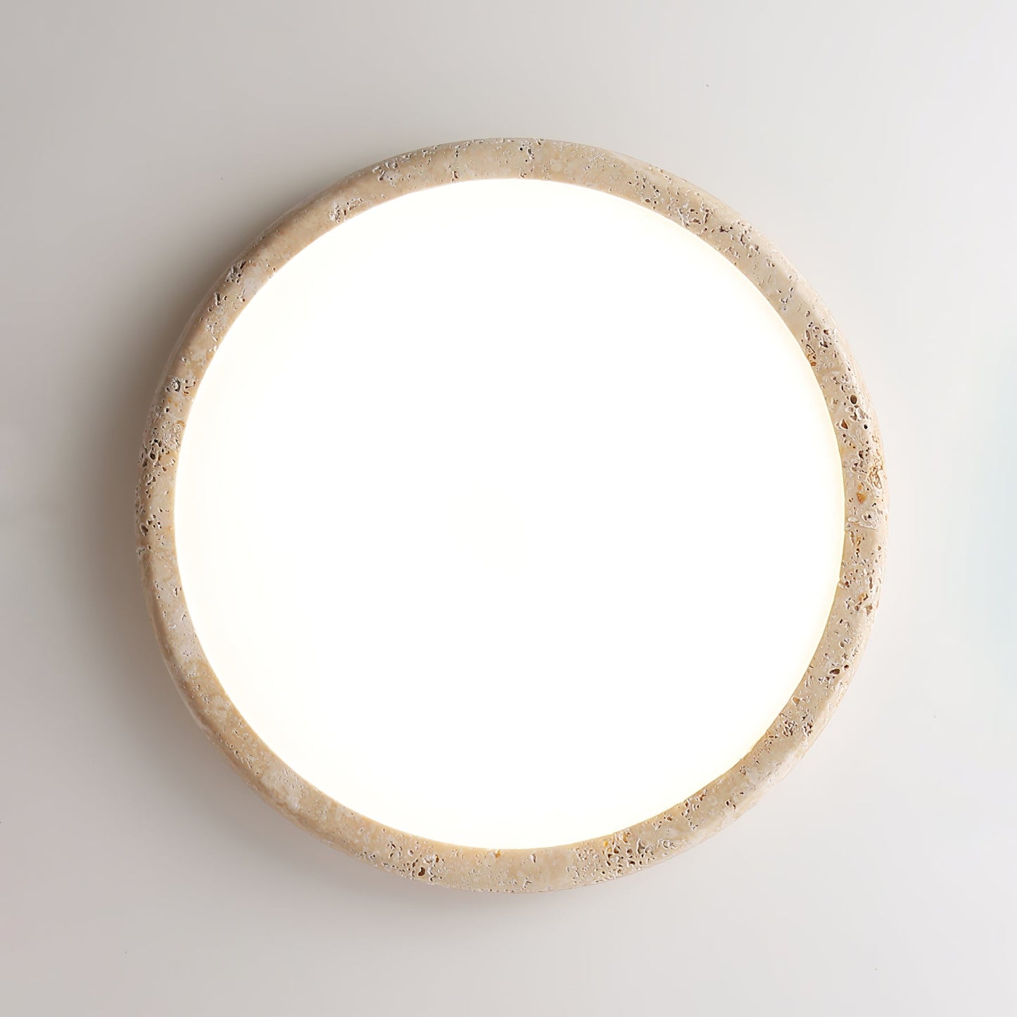 Solis Horizon Ceiling Light | Yellow Travertine | Multiple Sizes Available