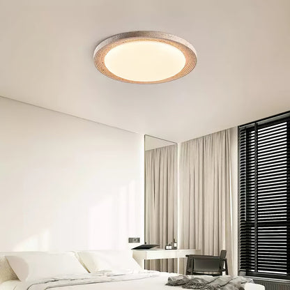 Soluna Ceiling Light | Yellow Travertine & Acrylic | Multiple Sizes Available