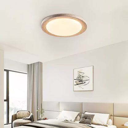 Soluna Ceiling Light | Yellow Travertine & Acrylic | Multiple Sizes Available