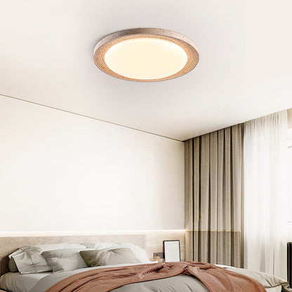 Soluna Ceiling Light | Yellow Travertine & Acrylic | Multiple Sizes Available