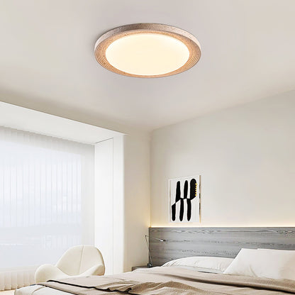 Soluna Ceiling Light | Yellow Travertine & Acrylic | Multiple Sizes Available