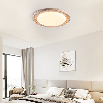 Soluna Ceiling Light | Yellow Travertine & Acrylic | Multiple Sizes Available