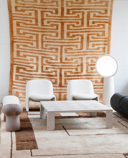 Soniah Floor Lamp | Handcrafted Resin | White