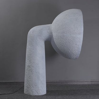 Soniah Floor Lamp | Handcrafted Resin | White