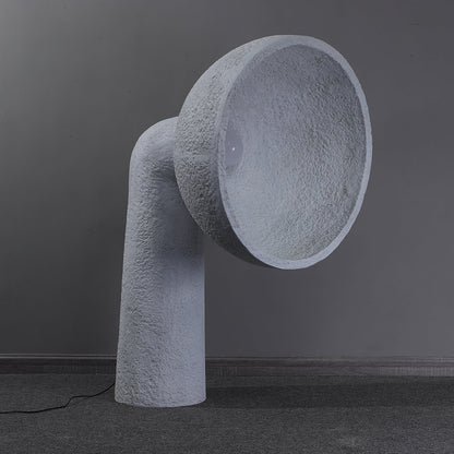 Soniah Floor Lamp | Handcrafted Resin | White