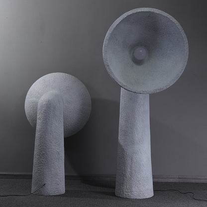 Soniah Floor Lamp | Handcrafted Resin | White