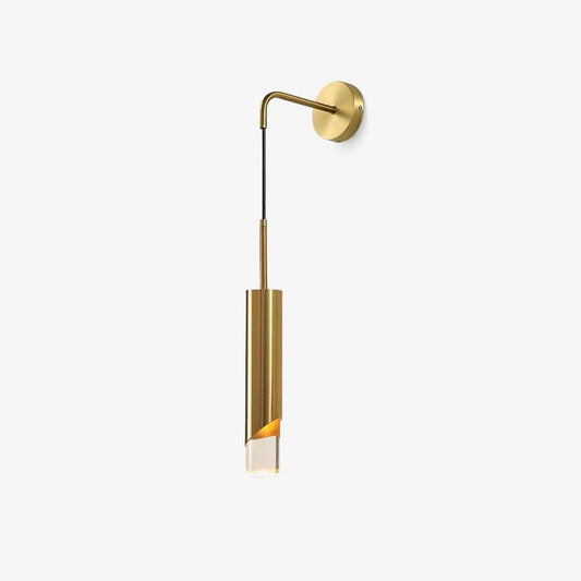 Sonto Wall Lamp | Aluminum & Acrylic | Gold or Black Finish