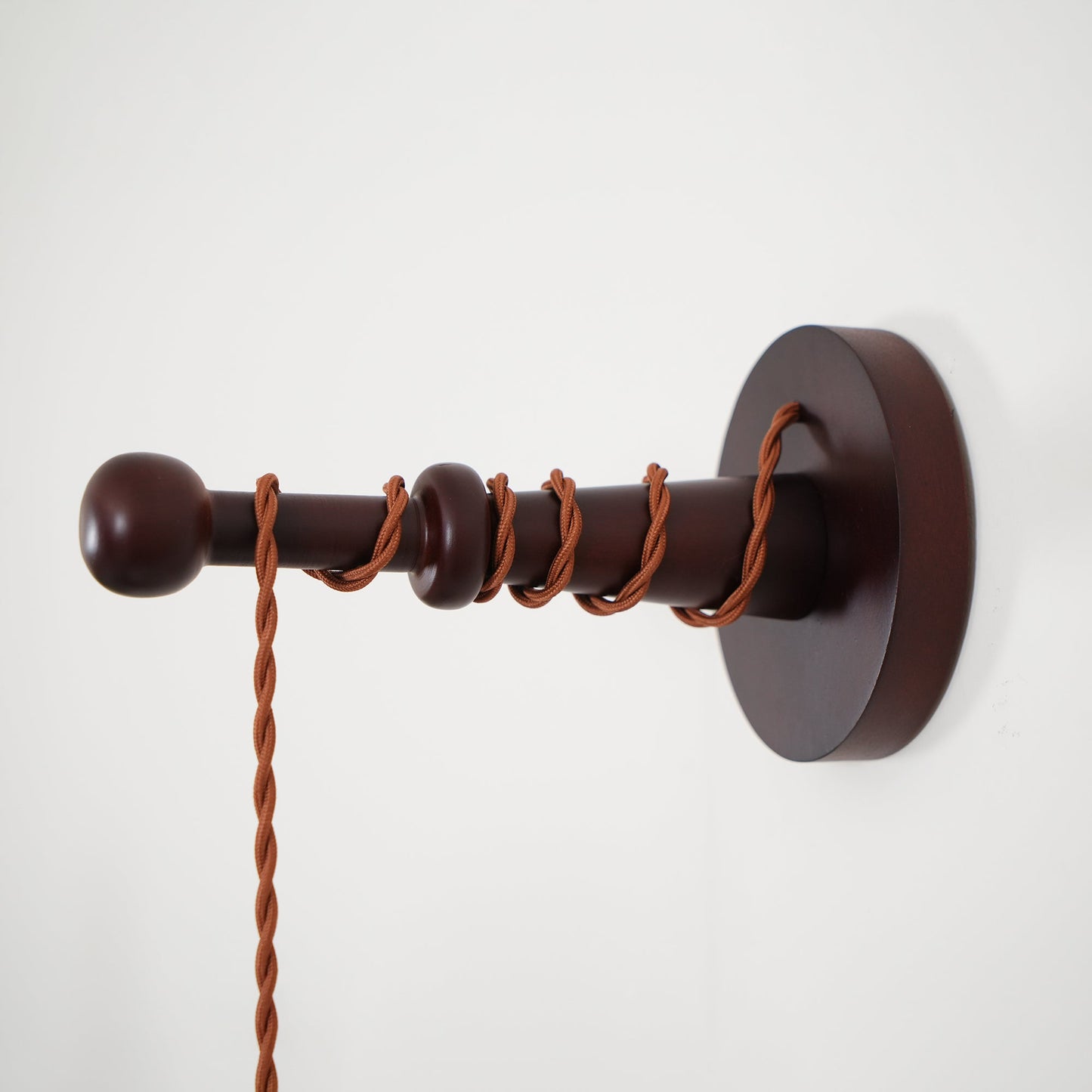 Soren Wall Lamp Set | Rice Paper Shade & Walnut Wood | Adjustable Height