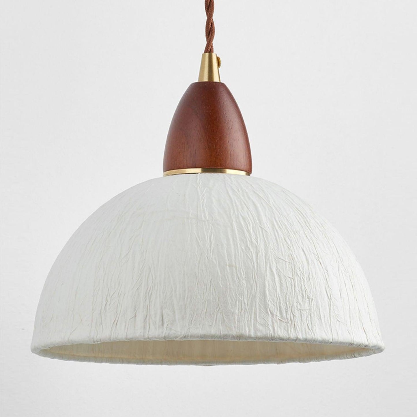 Soren Wall Lamp Set | Rice Paper Shade & Walnut Wood | Adjustable Height