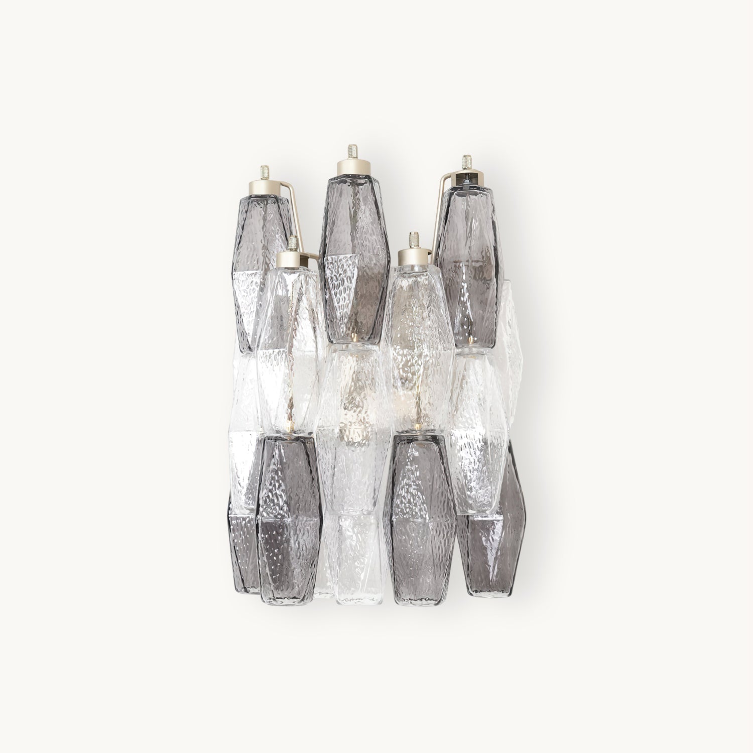 Murano Wall Light | Handblown Amber Glass | 40cm Diameter