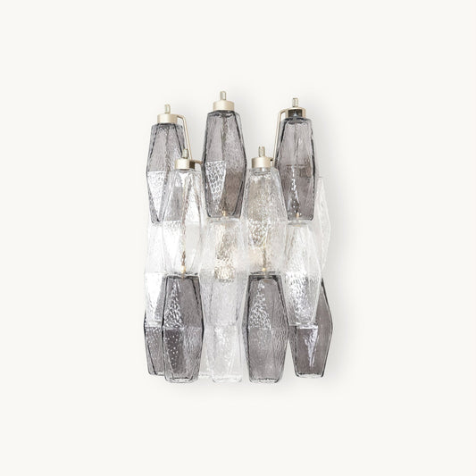 Murano Wall Light | Handblown Amber Glass | 40cm Diameter