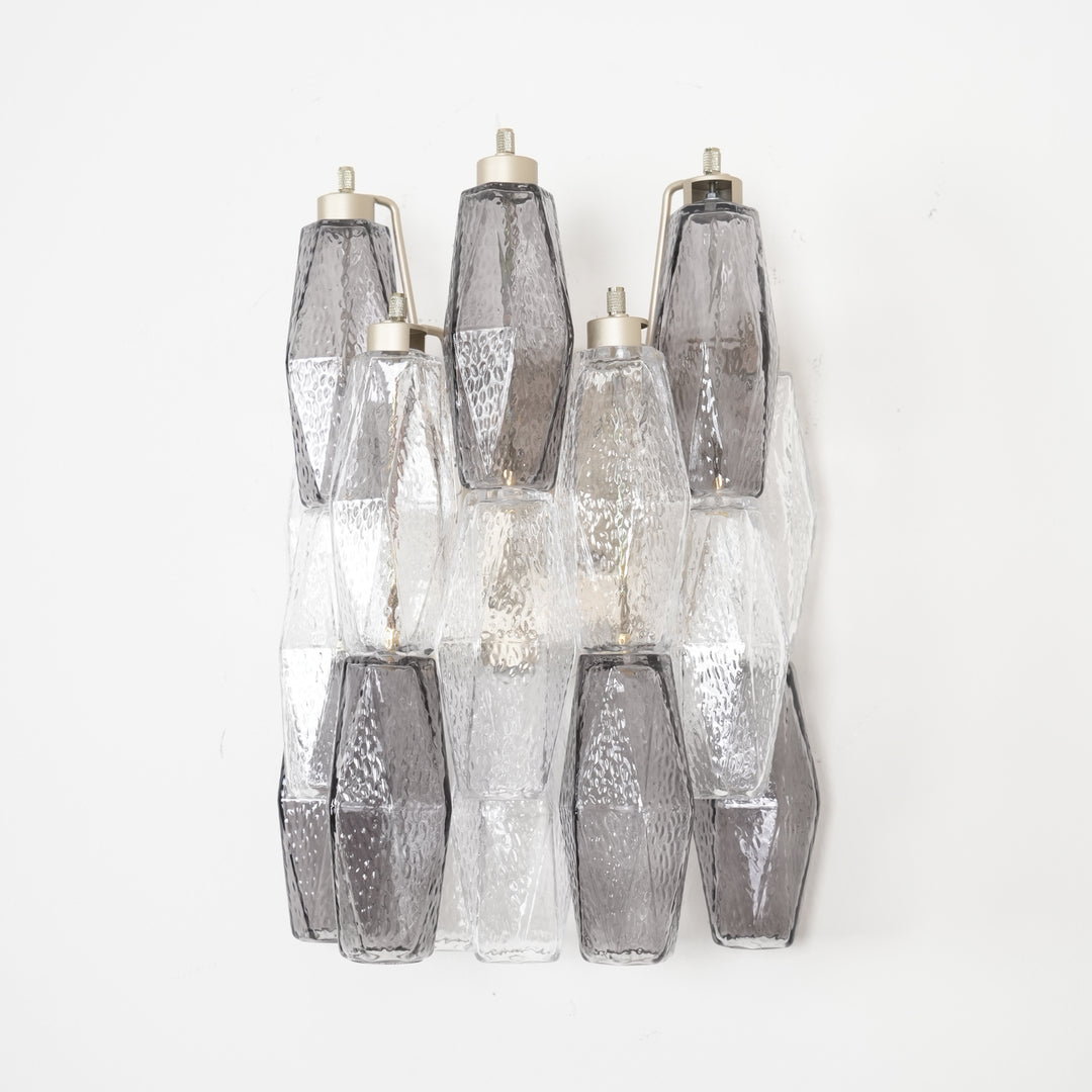 Murano Wall Light | Handblown Amber Glass | 40cm Diameter