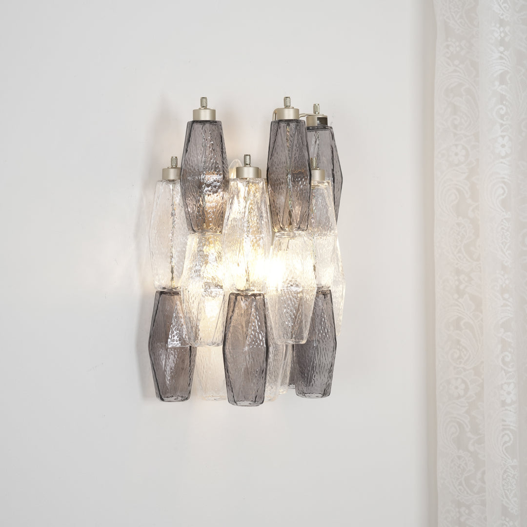Murano Wall Light | Handblown Amber Glass | 40cm Diameter