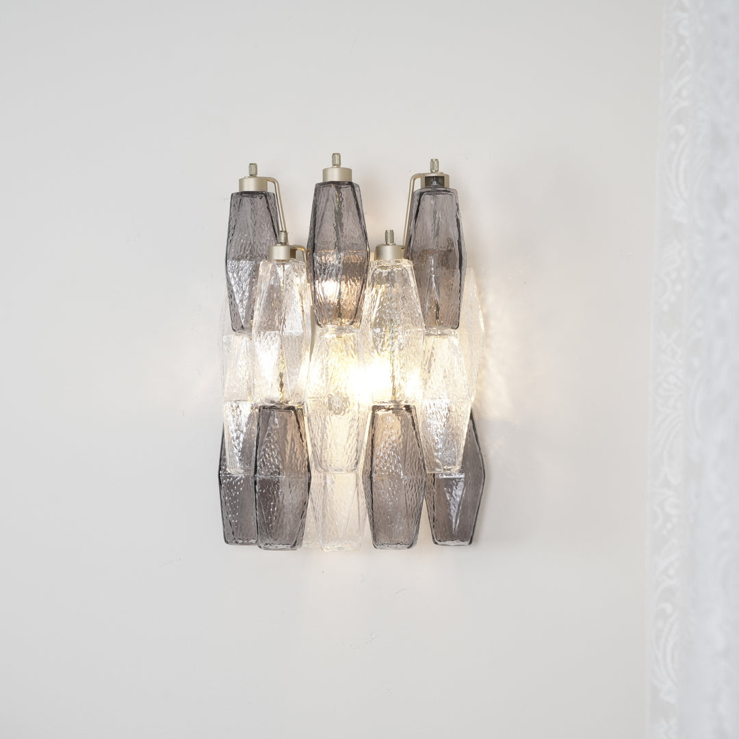 Murano Wall Light | Handblown Amber Glass | 40cm Diameter