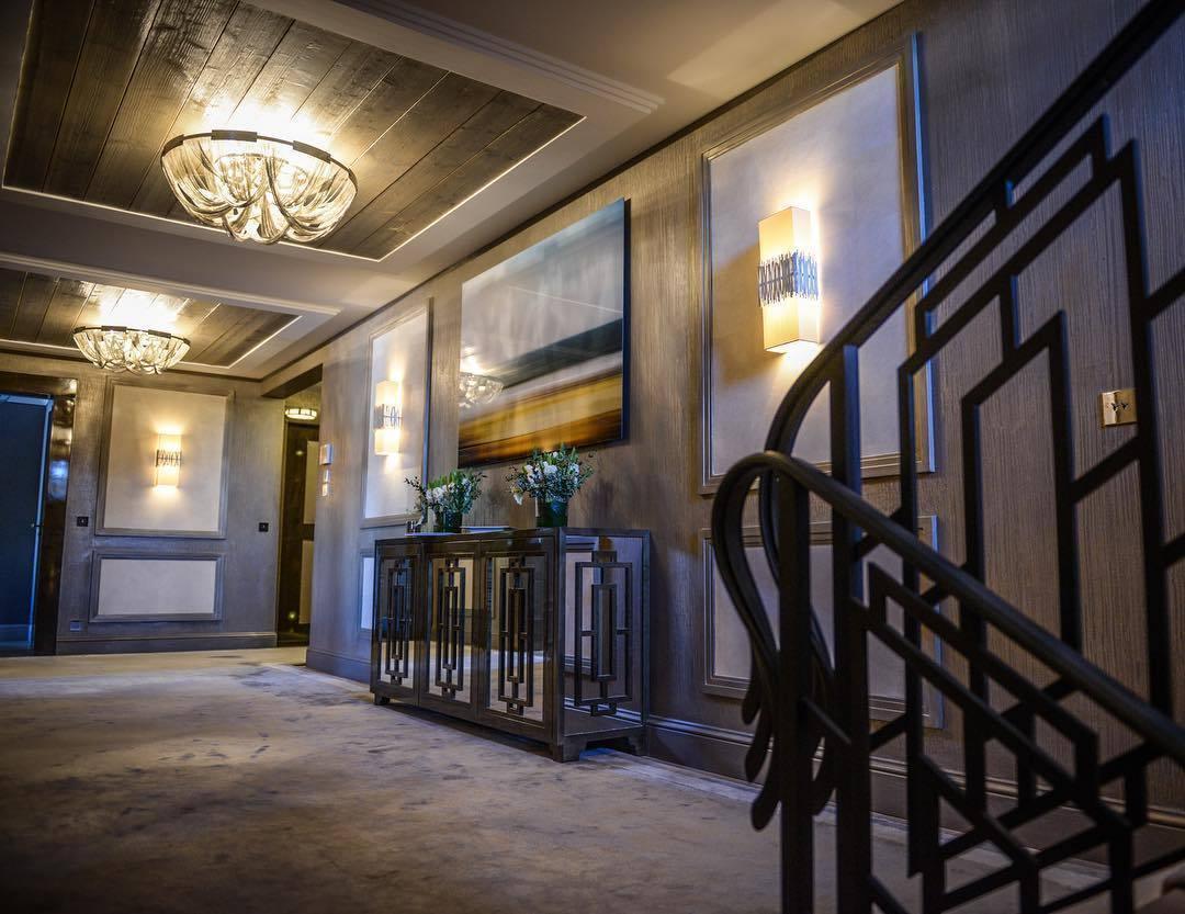 Aluminum Chain Ceiling Light | Modern Metal Design | Gold & Silver Options