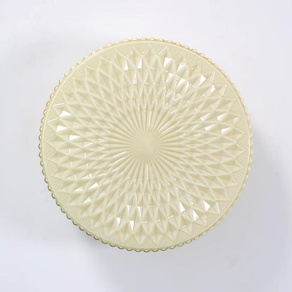 Souffle Ceiling Lamp | Creamy Yellow & White Finish | 35cm Diameter