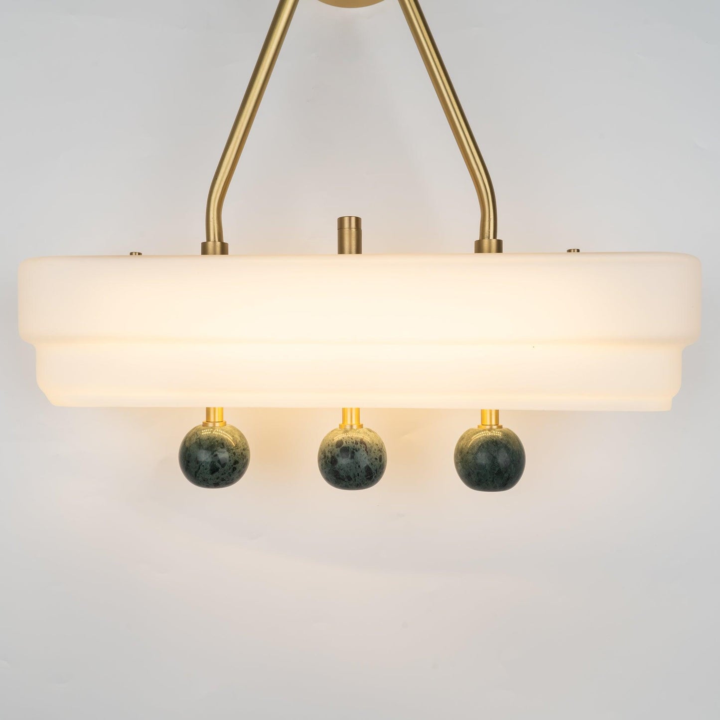Spate Wall Light Set | Opal Acid-Etched Glass & Marble | 2-Pack