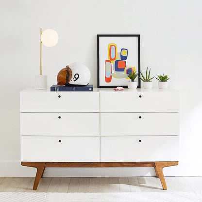 Sphere & Stem Table Lamp | Glass & Metal | Gold Finish