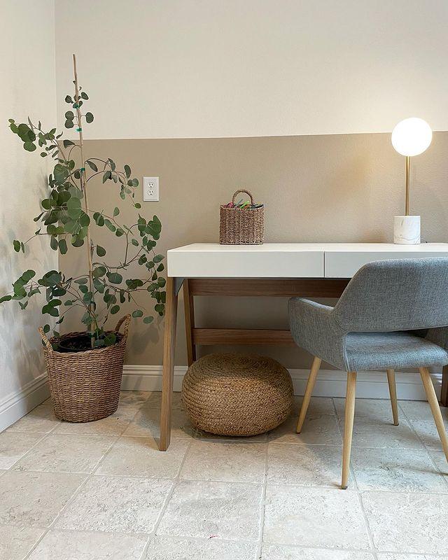 Sphere & Stem Table Lamp | Glass & Metal | Gold Finish