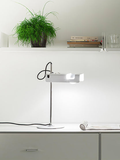 Spider Table Lamp | Metal Enameled Finish | White or Black