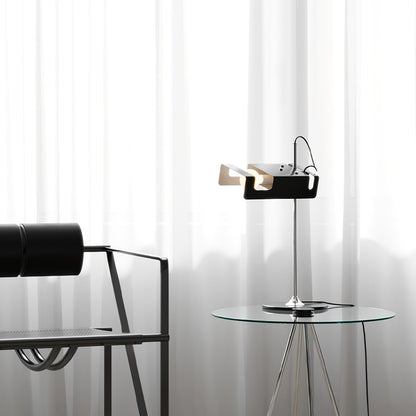 Spider Table Lamp | Metal Enameled Finish | White or Black