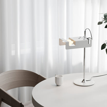 Spider Table Lamp | Metal Enameled Finish | White or Black