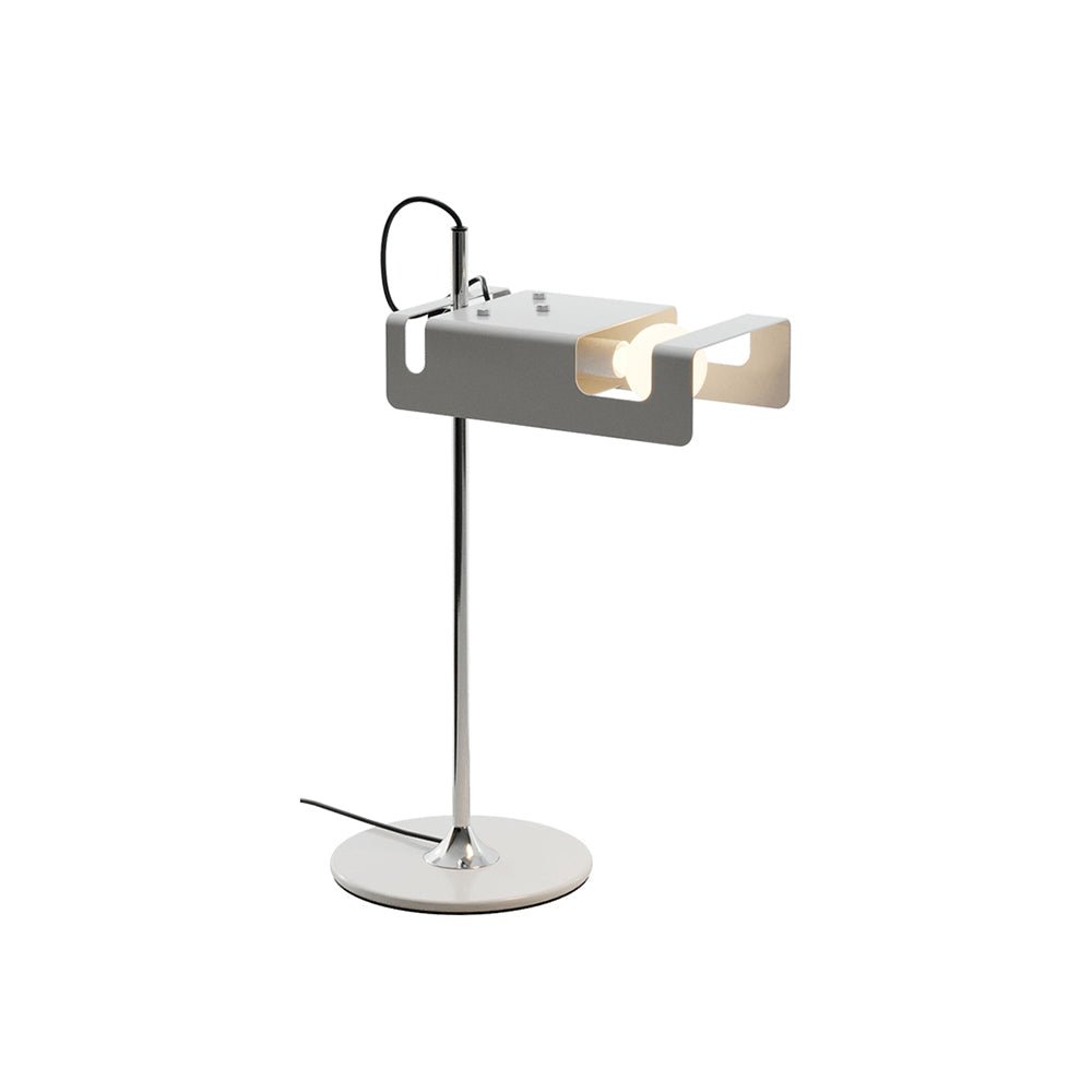 Spider Table Lamp | Metal Enameled Finish | White or Black