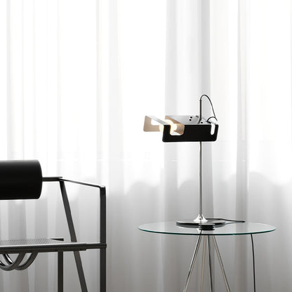 Spider Table Lamp | Metal Enameled Finish | White or Black