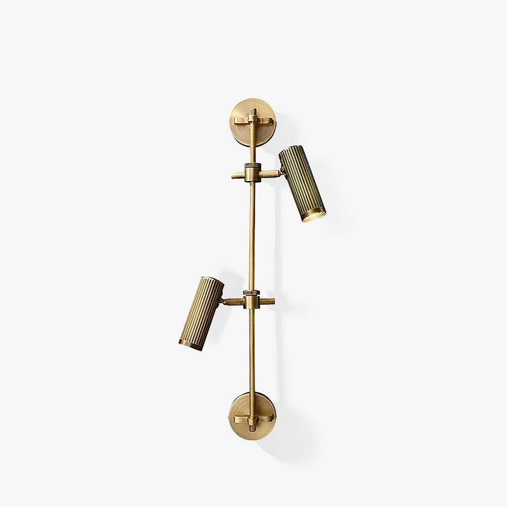 Spot Rail Wall Light | Adjustable Brass & Metal | Set of 2