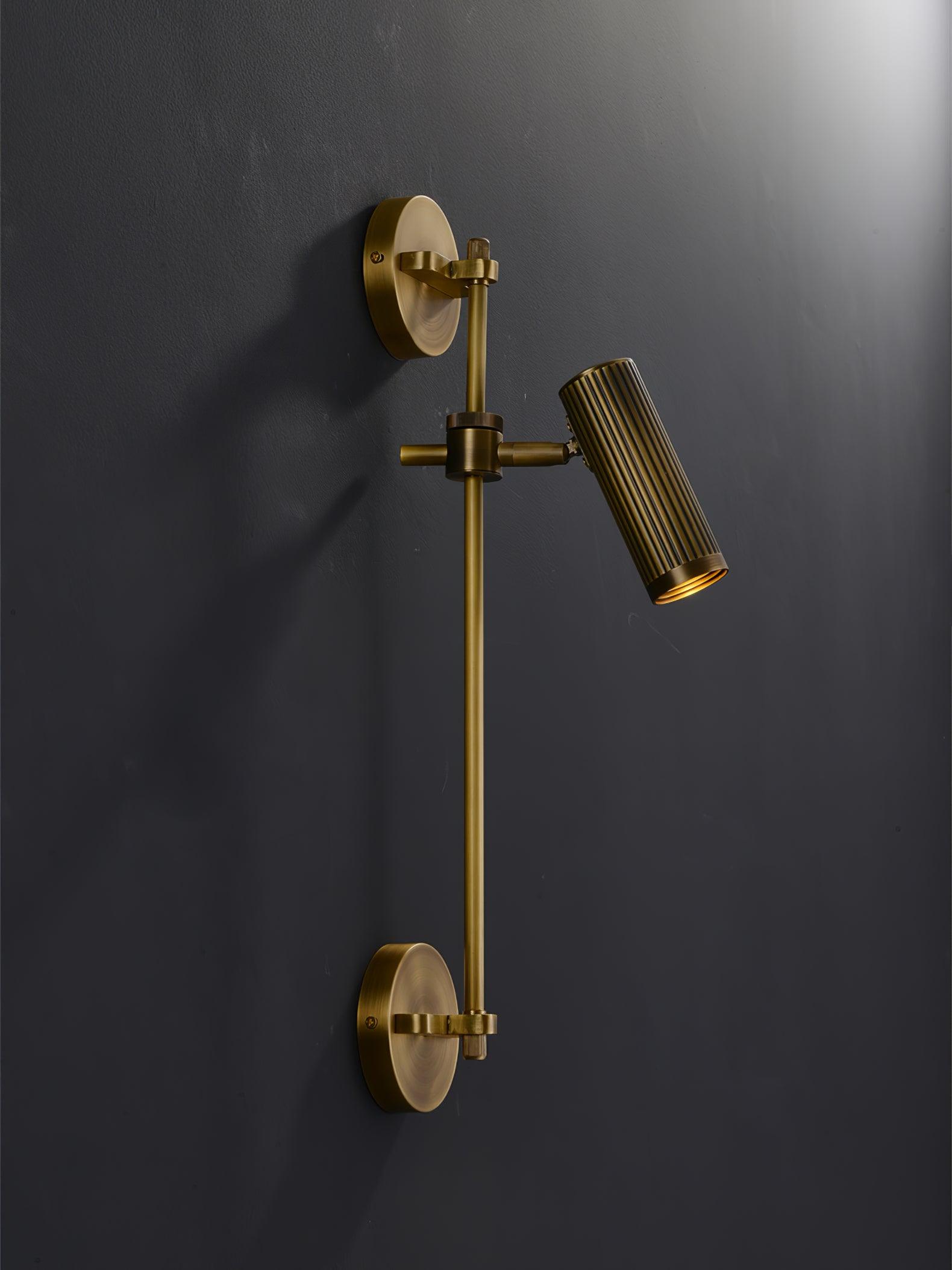 Spot Rail Wall Light | Adjustable Brass & Metal | Set of 2