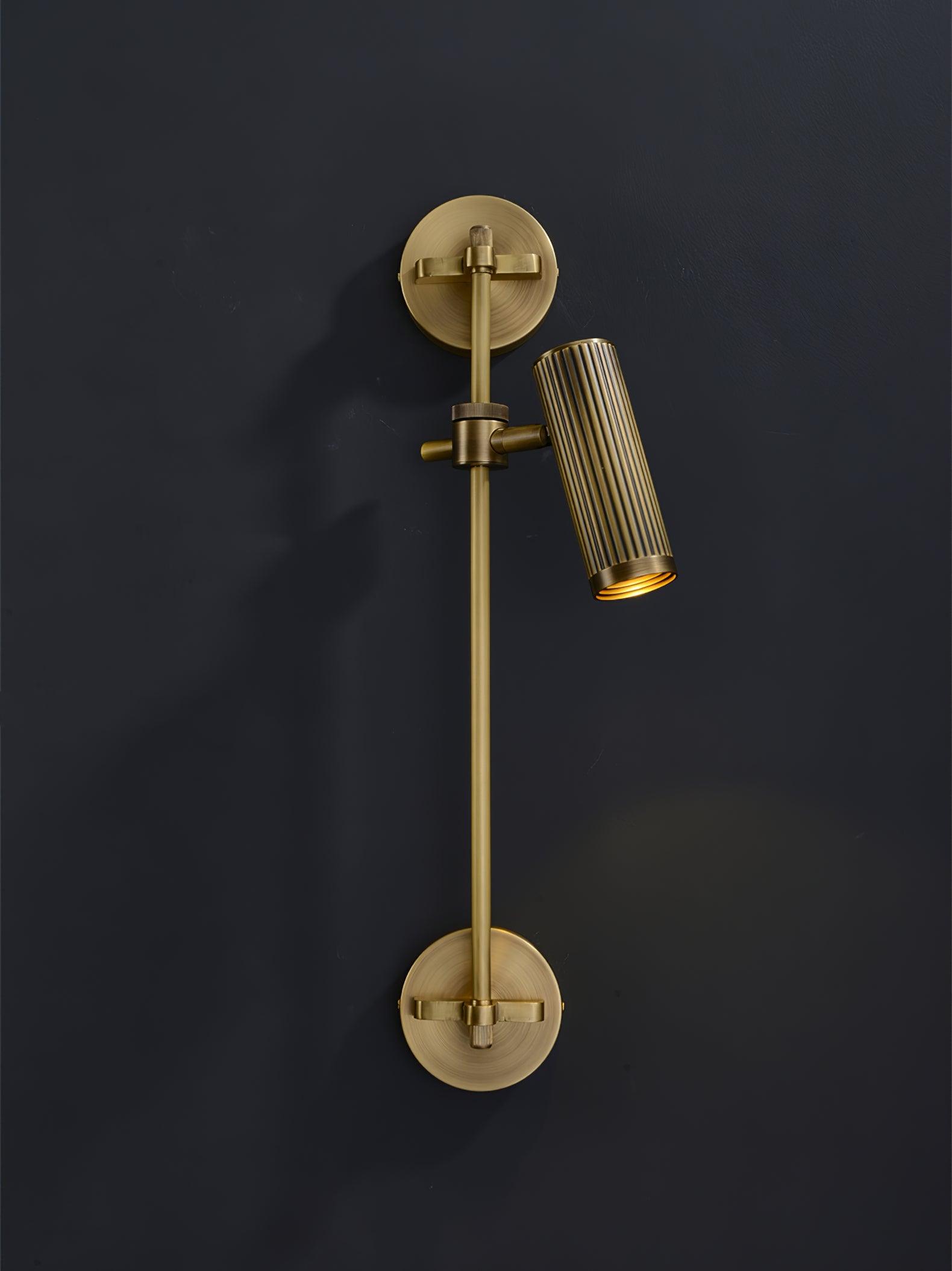 Spot Rail Wall Light | Adjustable Brass & Metal | Set of 2