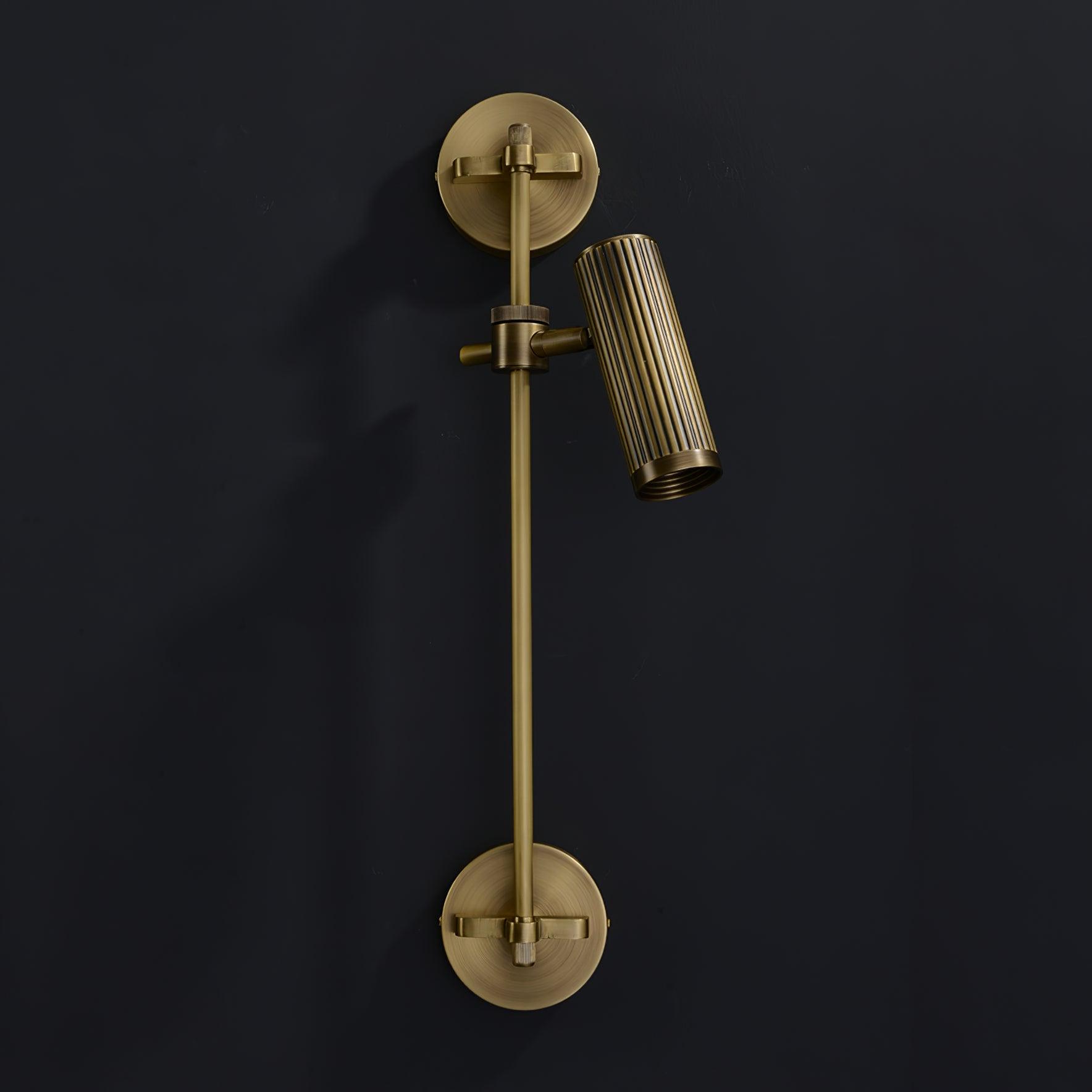 Spot Rail Wall Light | Adjustable Brass & Metal | Set of 2
