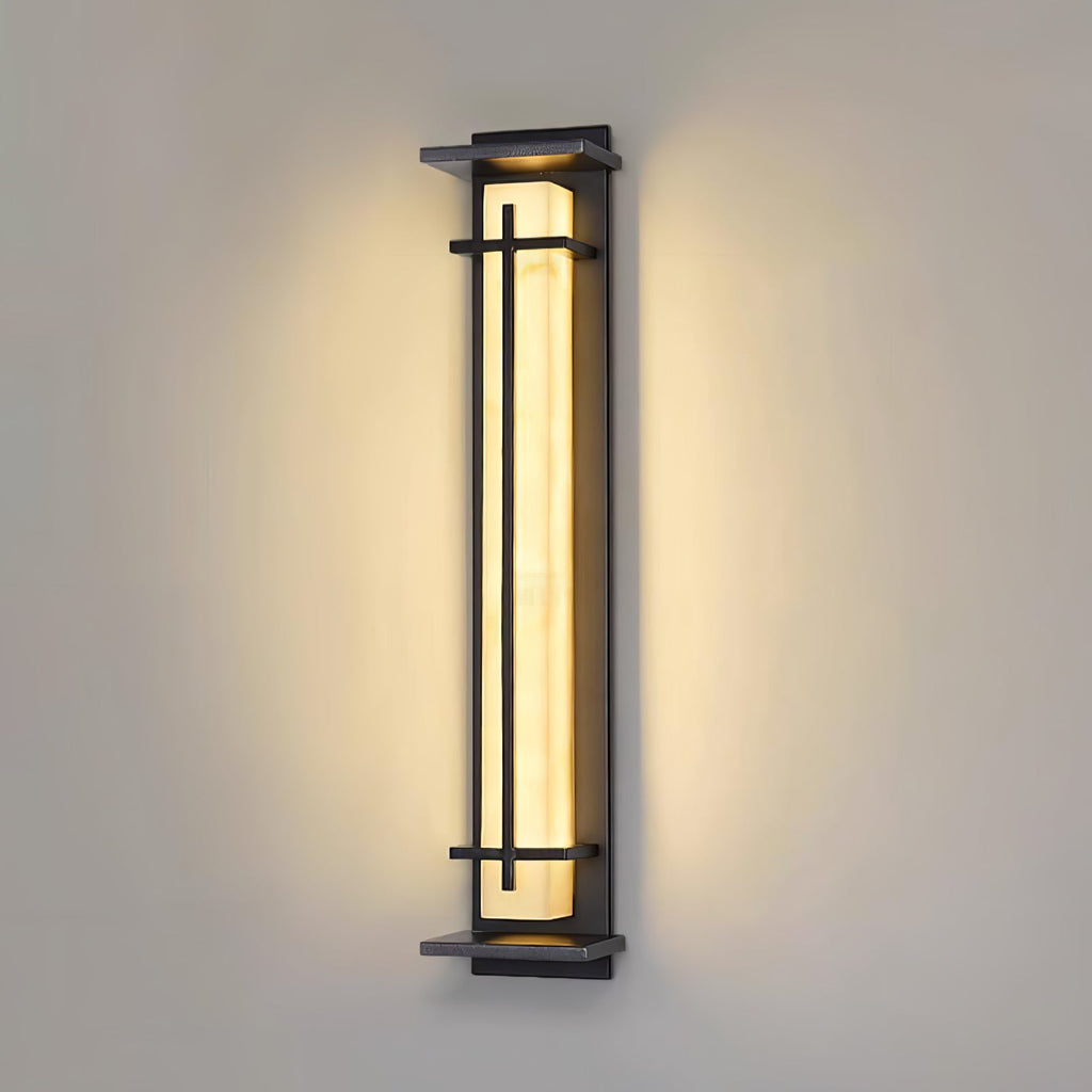 Square Outdoor Wall Light | Stainless Steel | Set of 2
