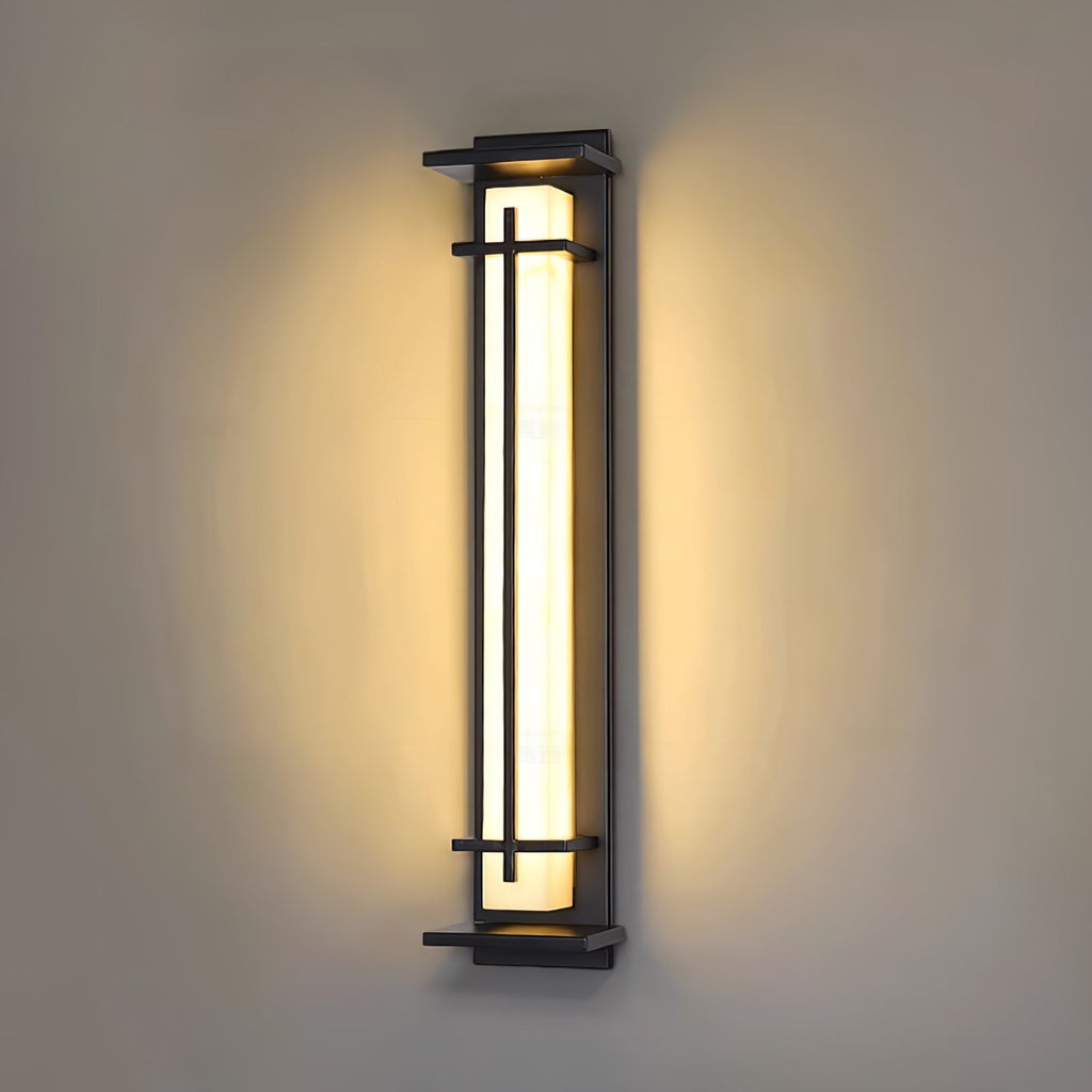 Square Outdoor Wall Light | Stainless Steel | Set of 2