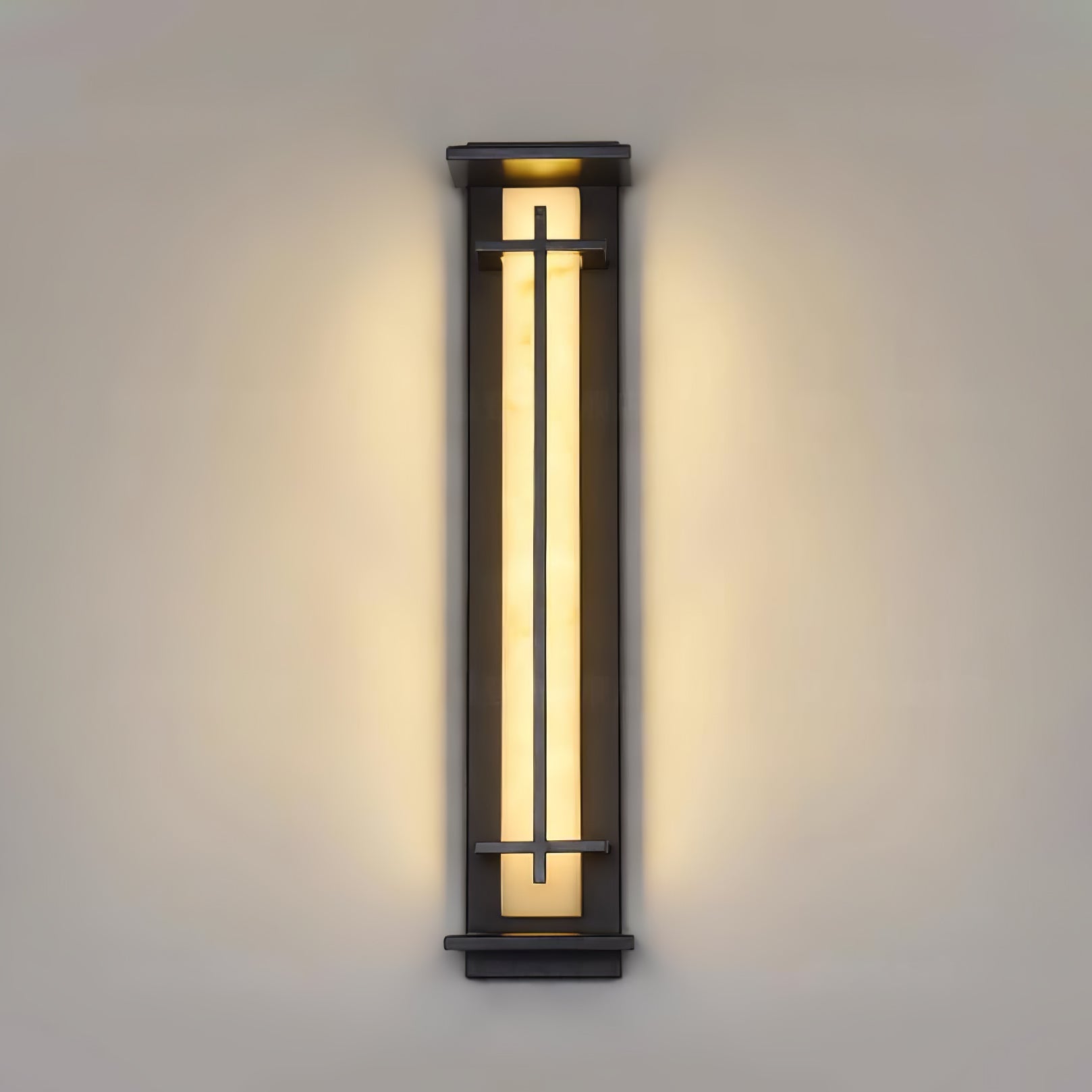 Square Outdoor Wall Light | Stainless Steel | Set of 2