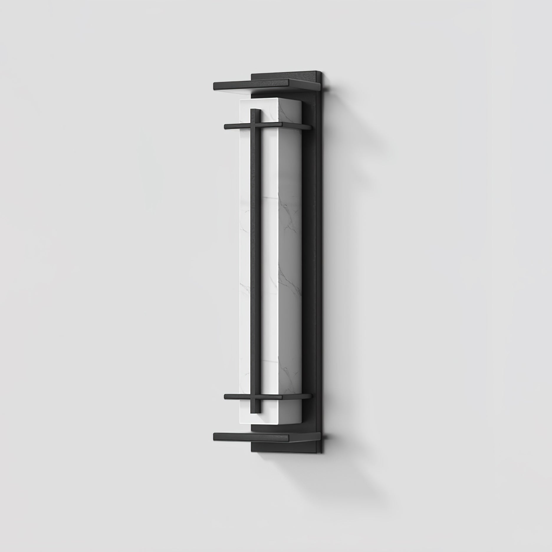 Square Outdoor Wall Light | Stainless Steel | Set of 2