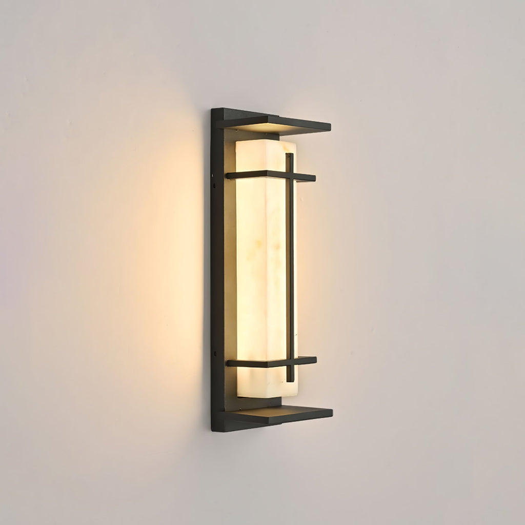 Square Outdoor Wall Light | Stainless Steel | Set of 2