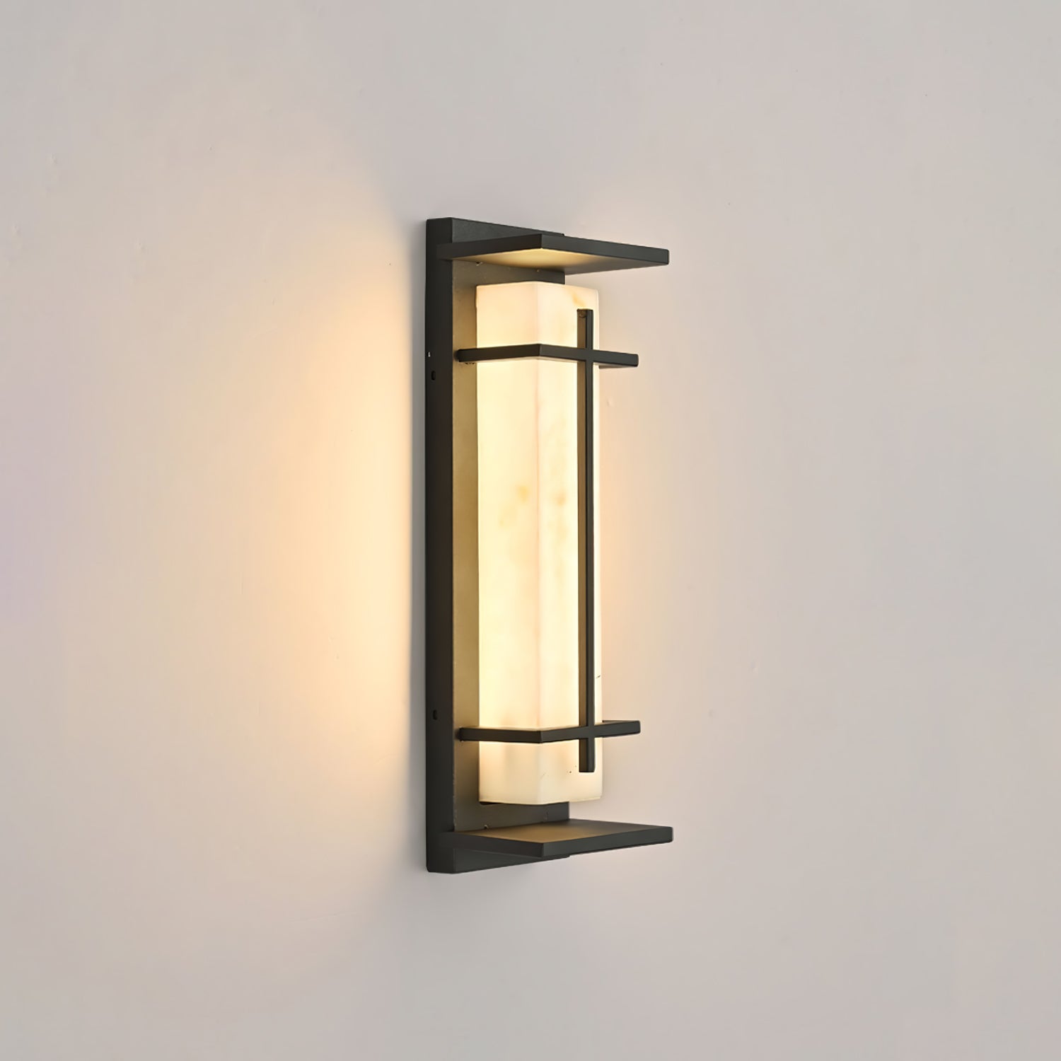 Square Outdoor Wall Light | Stainless Steel | Set of 2