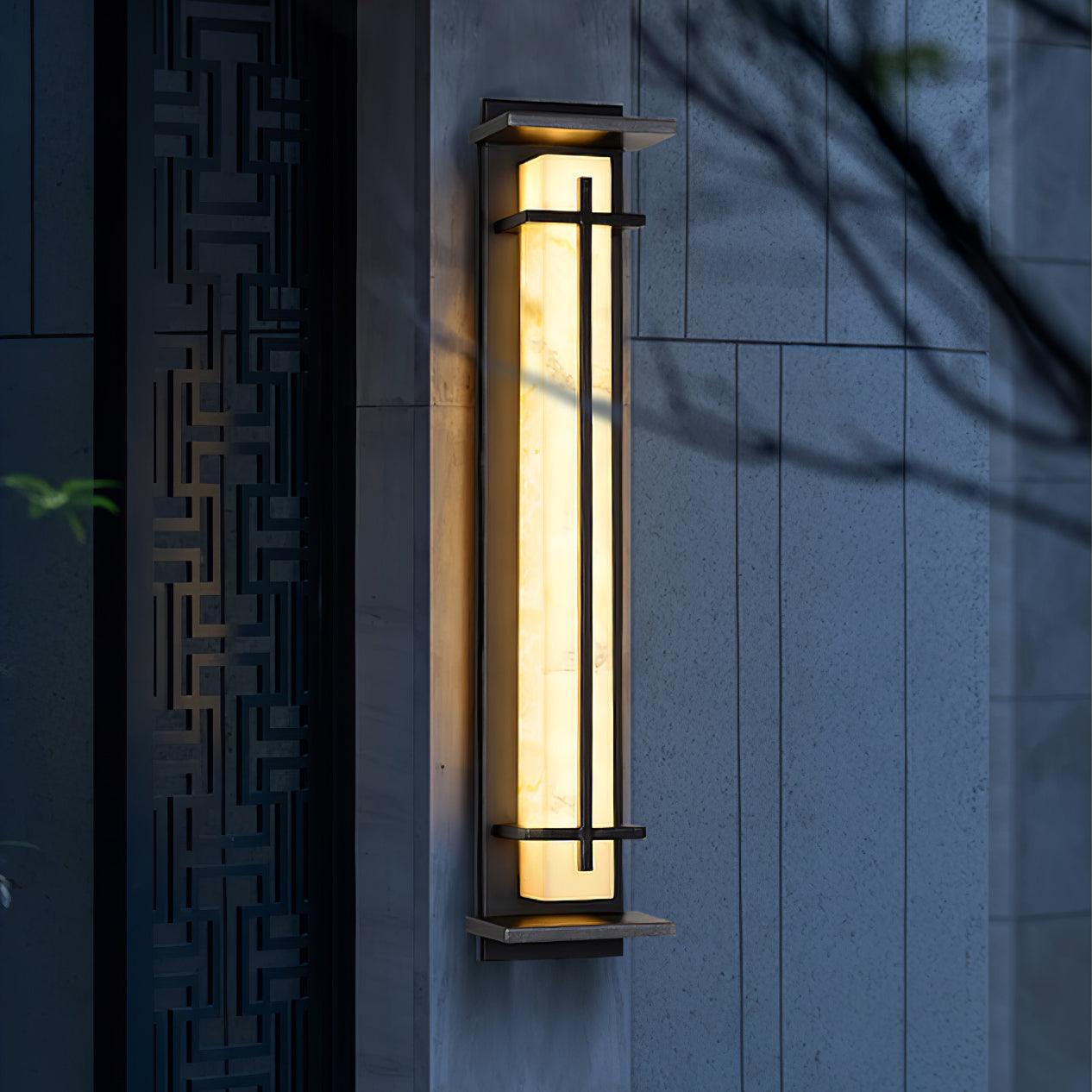 Square Outdoor Wall Light | Stainless Steel | Set of 2