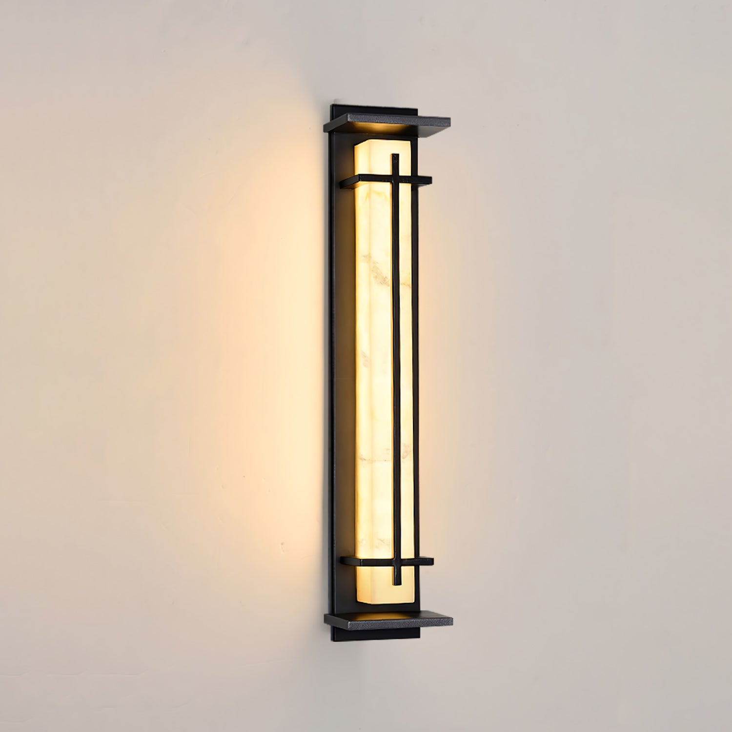 Square Outdoor Wall Light | Stainless Steel | Set of 2