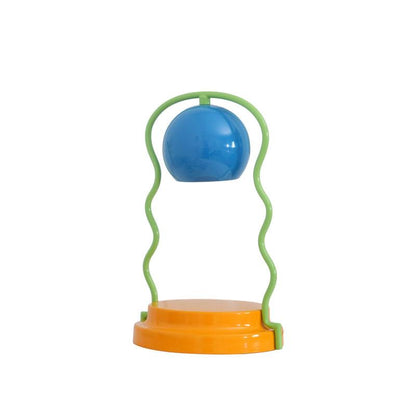 Squiggle Table Lamp | Metal Base | Blue or Yellow
