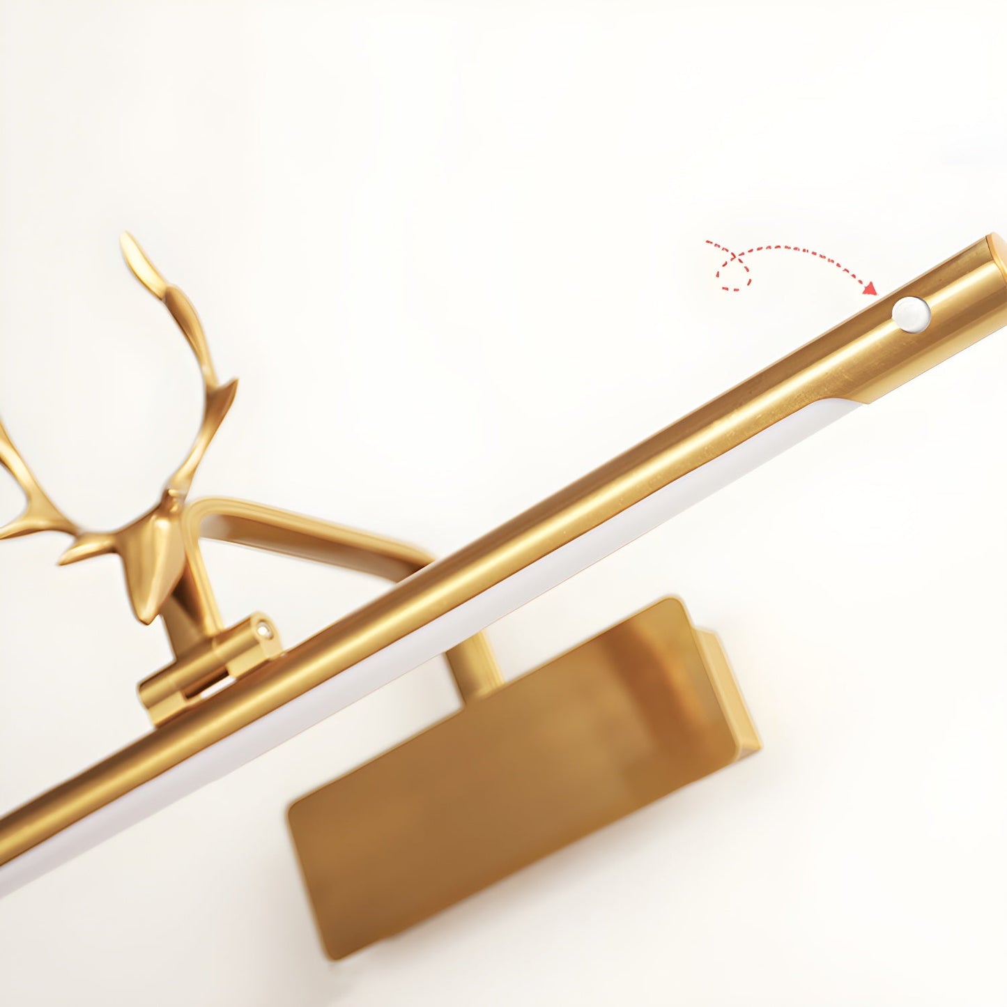 Stag Horn Wall Light | Metal & Acrylic | Multi-Color Light Options