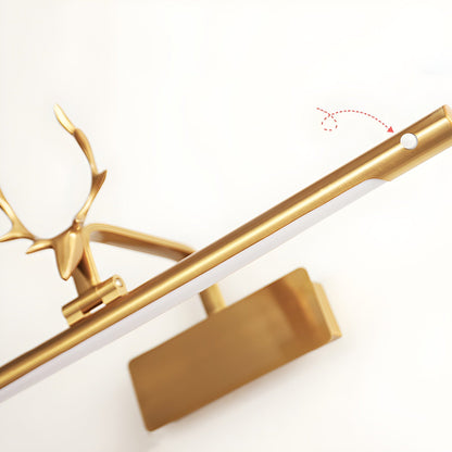 Stag Horn Wall Light | Metal & Acrylic | Multi-Color Light Options
