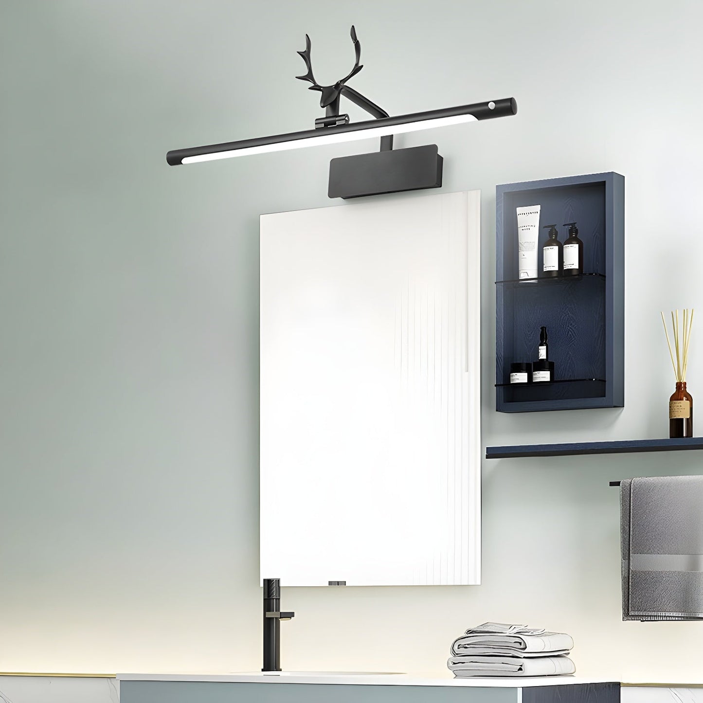 Stag Horn Wall Light | Metal & Acrylic | Multi-Color Light Options