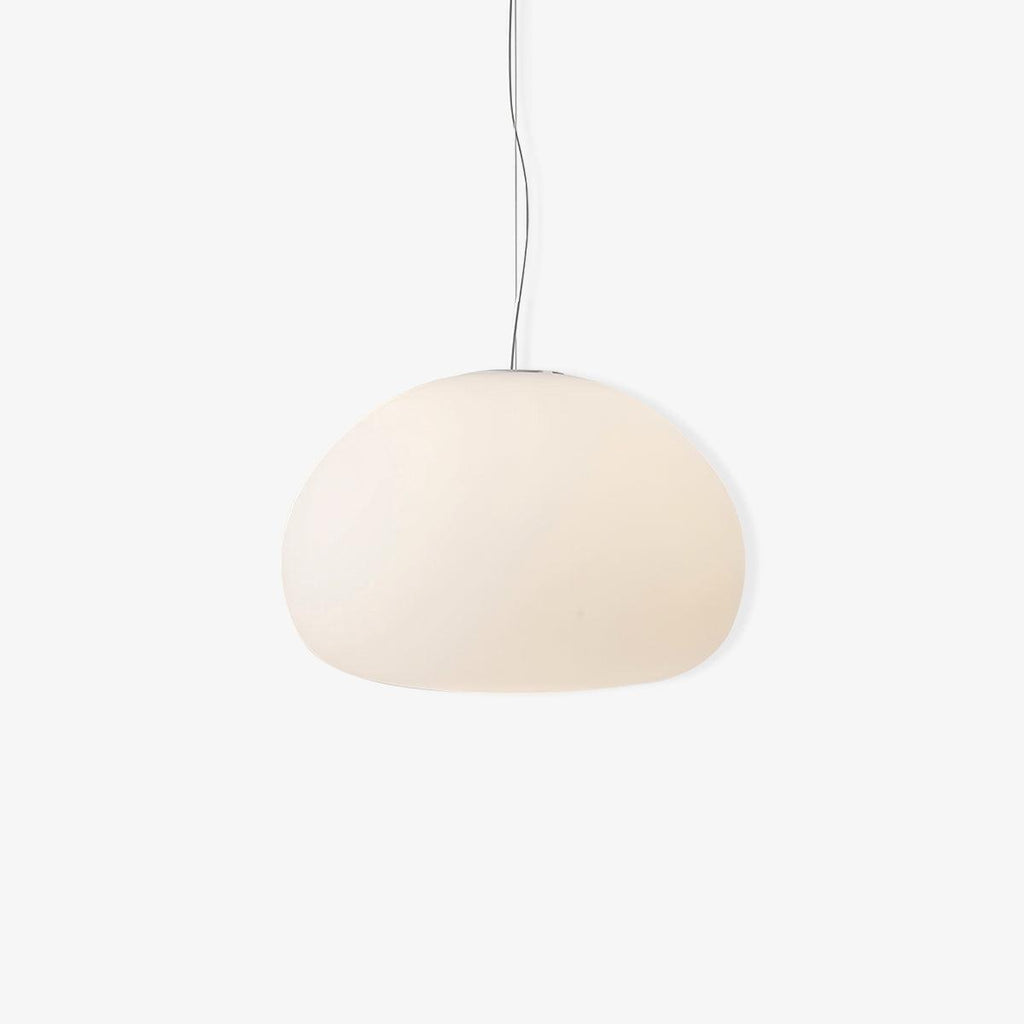 Fluid Pendant Light | Frosted Glass & Metal | White