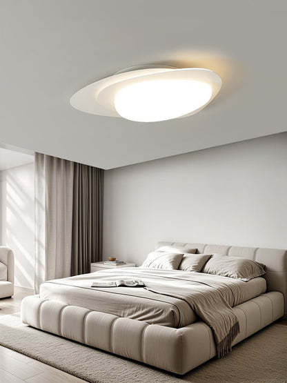 Stellar Orbit Ceiling Light | Walnut Hydrographic Finish | Integrated LED