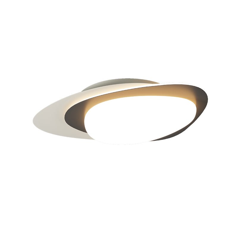 Stellar Orbit Ceiling Light | Walnut Hydrographic Finish | Integrated LED