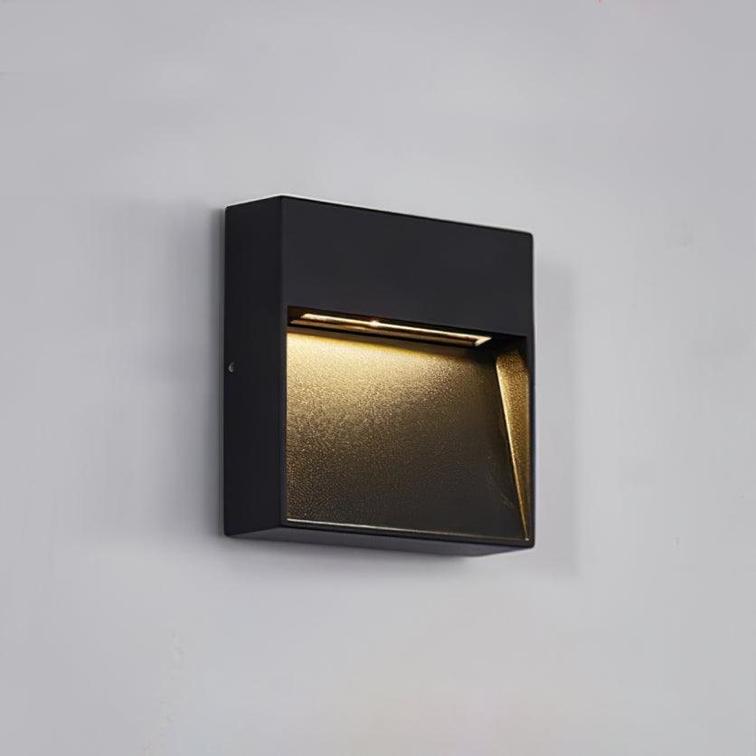 Circular Step Light | Black | Integrated LED | Set of 2